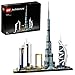 LEGO Architecture Dubai, Collezione Skyline, Kit di Modellismo Creativo e Rilassante, Costruzioni per Adulti e Ragazzi di 16+ Anni, 21052