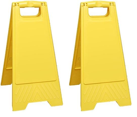 S21 Señalización AC-003 - Panel caballete multicolor (Paquete de 2)