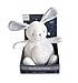 Doudou et Compagnie - Peluche Veilleuse Enfant Lapin - Veilleuse Musicale et Lumineuse - - 3 Lumières - Bruit Nature - 20 cm - Blanc - DC3694