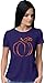 Go All Out XXX-Large Purple Womens Distressed Pumpkin Fall Halloween Fashion T-Shirt