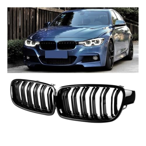 Grille capot avant F30 F31 F35 calandre noire double ligne 2012-2019