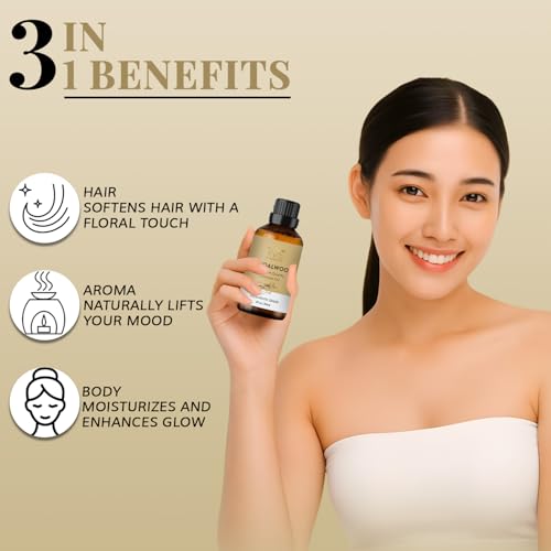 AVD ORGANICS Ätherisches Sandelholzöl 30 ml | 100% rein & natürlich | Sandelholzöl therapeutische Qualität für Haut, Diffusor, Aromatherapie & Klarheit | 1 fl. oz.