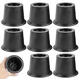Photo Gallery bigking 8pz rialzo per mobili, 5,7 cm, sollevatori rotondo per mobili in abs, piedini base altezza impilabile, per letti, divani, tavoli, sedie con carichi di 1300 lbs, design antiscivolo Photo Gallery bigking 8pz rialzo per mobili, 5,7 cm, sollevatori rotondo per mobili in abs, piedini base altezza impilabile, per letti, divani, tavoli, sedie con carichi di 1300 lbs, design antiscivolo