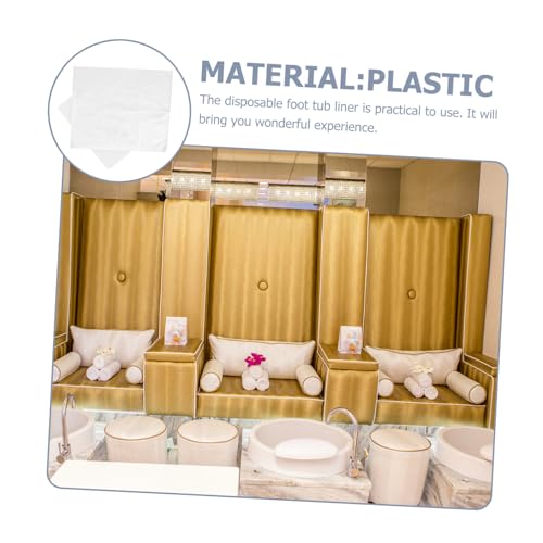 FRCOLOR 80 piezas cubiertas desechables para baño de pies miniatura 3