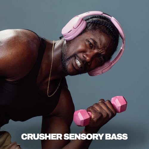 Image of Skullcandy Crusher 1080 ANC Headphones with Sound by Bose - Candy | Multi-Sensory Bass, Active Noise Cancelling, Bose Audio Technologies, 60 Hours Battery, Microphone, Travel, Music, Commuting