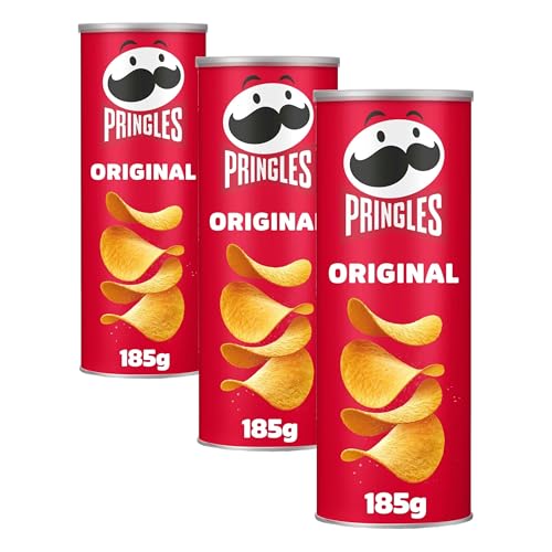 Pringles Original 185 g (packaging puede variar) (Paquete de 3)