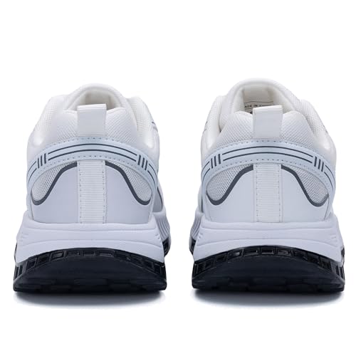 Image of QAUPPE Womens Walking Shoes with Arch Support Wide Orthotic Athletic Sneakers Plantar Fasciitis Tennis for Heel and Foot Pain Relief