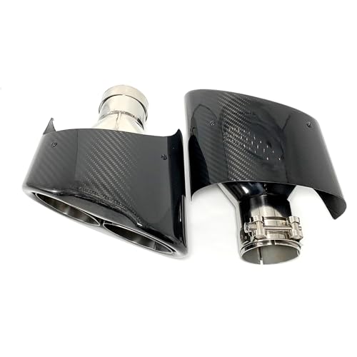 Puntas escape de acero inoxidable satinado para silenciador deportivo S5 y RS5 2