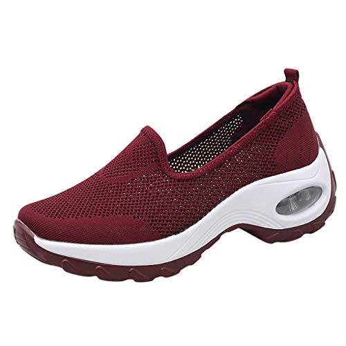 Chaussure de course pour femme slip-on anti-transpiring pour sport et fitness