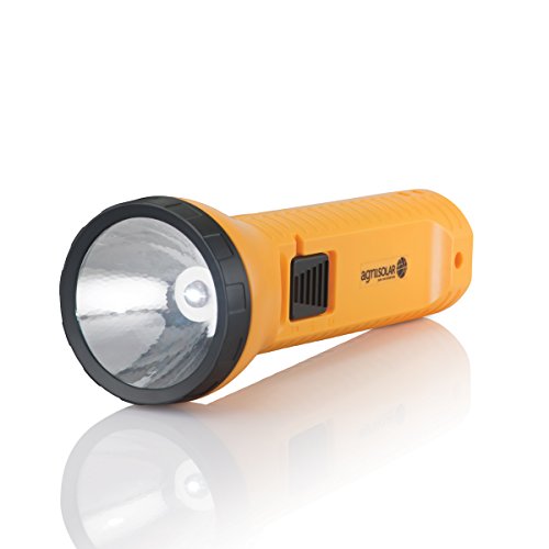 Image of AgniSolar Torch 2: Solar Charging, Sustainable LED Power with Inbuilt Solar Panel, Lithium-Ion Battery, Micro USB Charging for Emergencies, Power Cuts, Camping, Hiking, and Outdoor Adventures