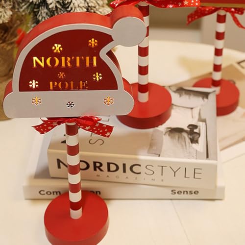 Letrero de Navidad para patio impermeable con luces LED brillantes de alta resistencia 4