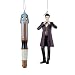 Kurt Adler Doctor Who 11th Doctor/Sonic Screwdriver Ornament, 4.5-Inch, Set of 2