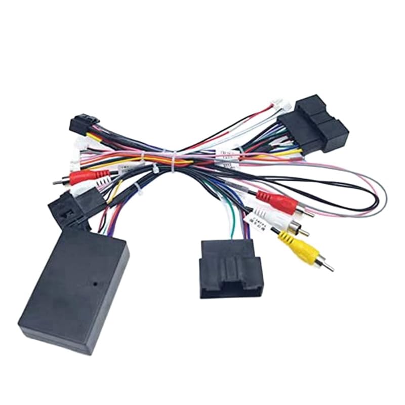 3X Car 16PIN for Audio Power Cord Radio Wiring Harness with Canbus Box for Ford Focus F150 Ranger 2012-2015