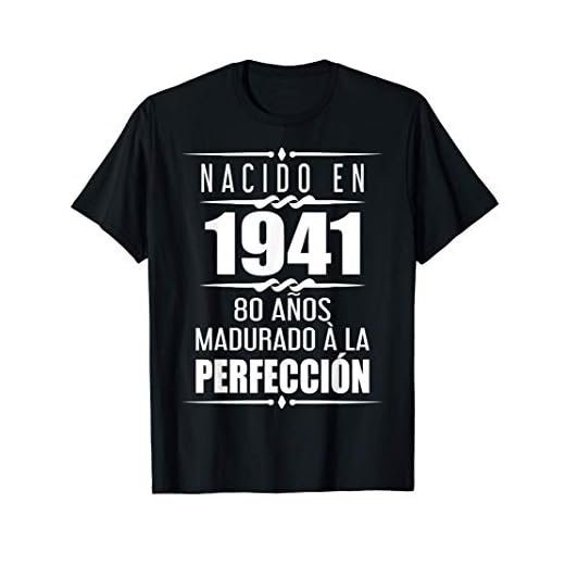 80 años Regalos Hombres Mujer 80 Cumpleaños Camiseta