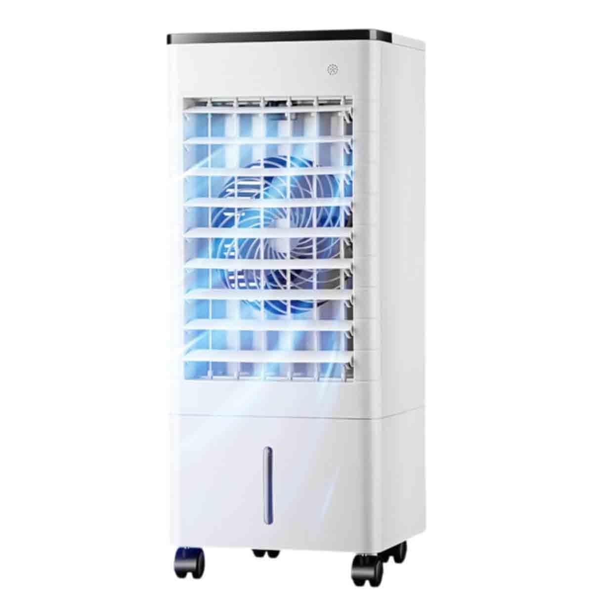 Fast Cooling Evaporative Air Cooler, Windowless Portable AC Swamp Cooler