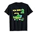 Ich bin 3 Jahre Landwirt Mähdrescher Kinder Geburtstag T-Shirt