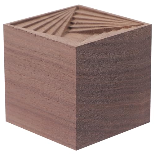Difusor aromático eléctrico madera nogal negro para hogar y auto