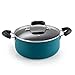 Cook N Home Pots and Pans Nonstick Cookware Set 12-Piece, Kitchen Cooking Set with Frying Pans and Saucepans, Induction Compatible, Turquoise