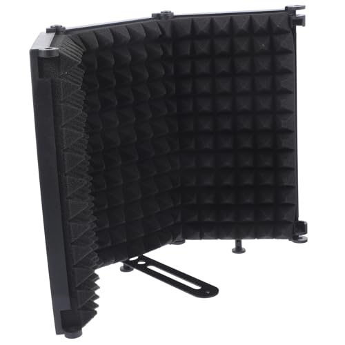 Bouclier d'isolation microphone en métal anti-bruit pour bureau et trépied