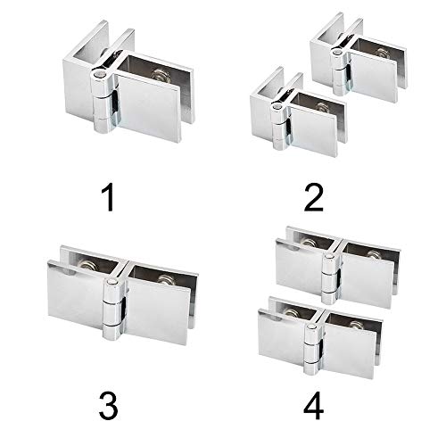 Zinc Hinge for 5-8mm Glass - Image 4
