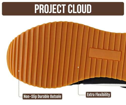 Image of Project Cloud Fashion Sneakers for Women 2026 - Lightweight Lace-Up Shoes for Women with Memory Foam Insoles - Trendy Womens Shoes - Non-Slip, Comfortable Womens Sneakers (Madison)