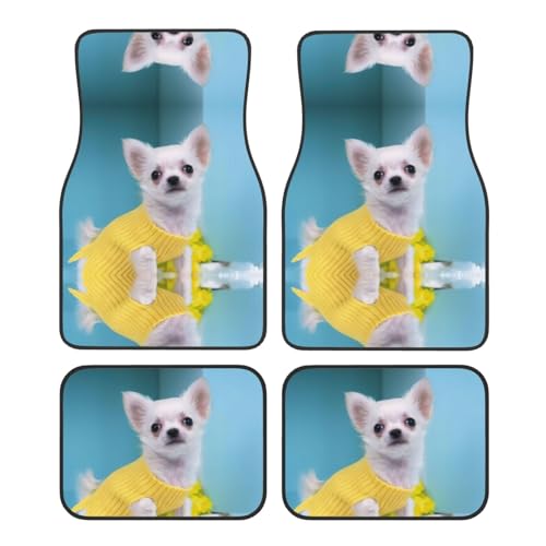 Tapis de voiture chihuahua universel pour proteger la moquette des taches
