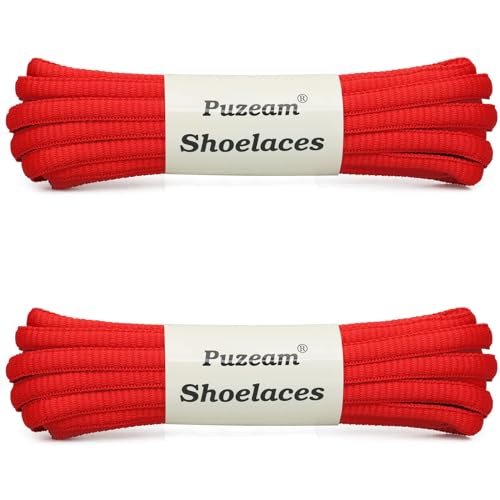 Image of 2 Pairs Oval Athletic Shoelaces 33 Colors 1 /4 inch Half Round Shoe Laces for Sneakers