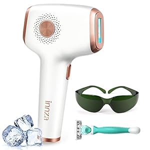 IPL Geräte Haarentfernung mit 999.999 Blitzen, Schmerzfreie Haarentfernung 9 Energiestufen Eiskühlungspflege laser haarentfernungsgerät für Bikinibereich Achseln Körper