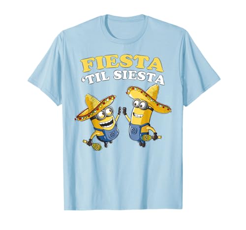 Despicable Me Minions Fiesta Til Siesta Graphic T-Shirt T-Shirt
