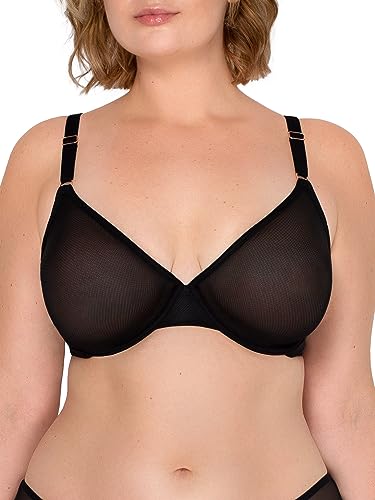 Image of Smart & Sexy Women's Sheer Mesh Demi Underwire Bra - See Through Bras