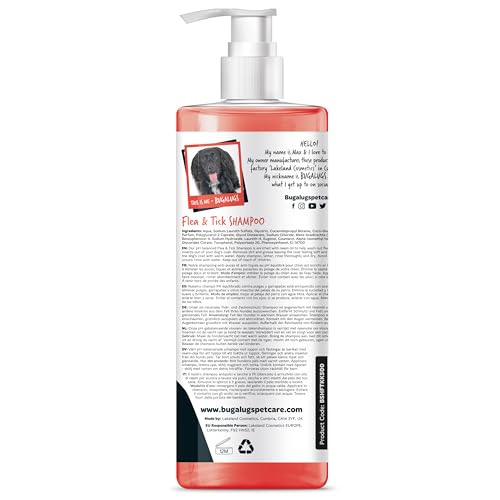 Bugalugs Hundeshampoo Flöhe & Zecken 500 ml mit Neemöl