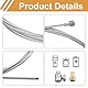 2 Stück 2 Meter Bowdenzug Universal Reparaturset mit 9 Nippeln Schaltzug Gaszug Kupplungszug Notfall Reparatur Kit für Motorräder Mofa Moped Fahrräder Roller Offroad MX Ø1.5mm und Ø2.0mm