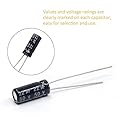 ARCELI 300pcs 15Value Condensatore elettrolitico Portata da 0,1uF a 470uF Assortimento Kit di condensatori #3