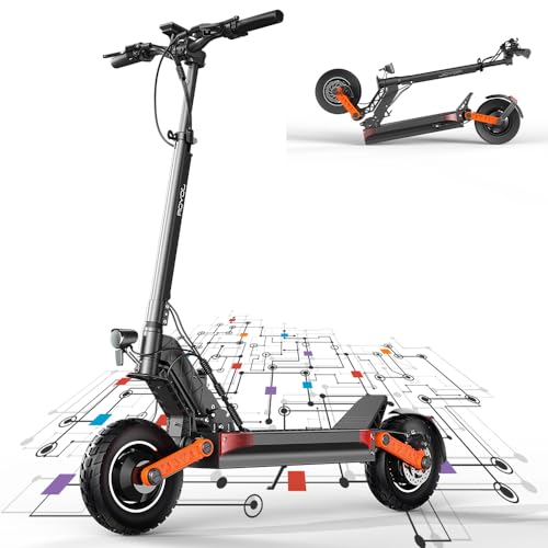 JOYOR S10S Trottinette Electrique Adulte Autonomie 70-85KM Trotinette Electrique Sportive Professionelle Double Moteurs Puissants 2*1000W Batterie 60V 18Ah...