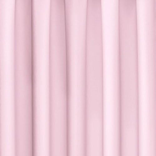 Eclipse Microfiber Valance Curtain For Windows, Solid, Rod Pocket For Kitchen, Living Room, Bedroom, And Bathroom, Single Panel, 42 in x 18 in, Pink