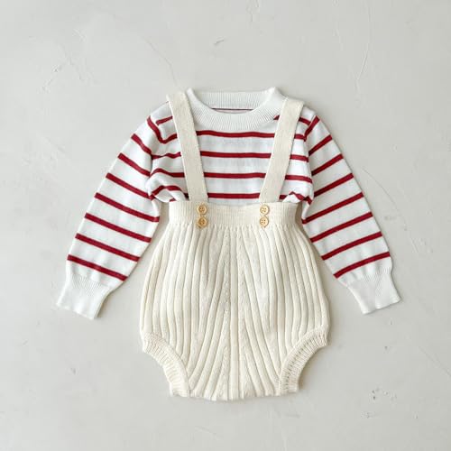 Toddler Baby Boys Girls Knitted Sweater Warm Soild Long Sleeve Pullover Sweasthirt Tops Autumn Winter Clothes Outfits3