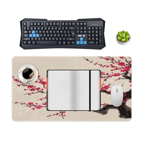 Grand tapis de souris et protège-bureau contre rayures et taches de café