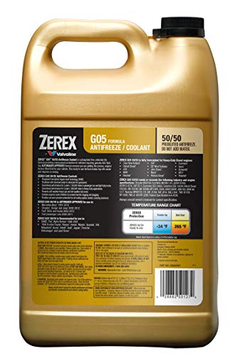 Zerex G05 Phosphate Free 50/50 Ready-to-Use Antifreeze/Coolant 1 GA - Image 3
