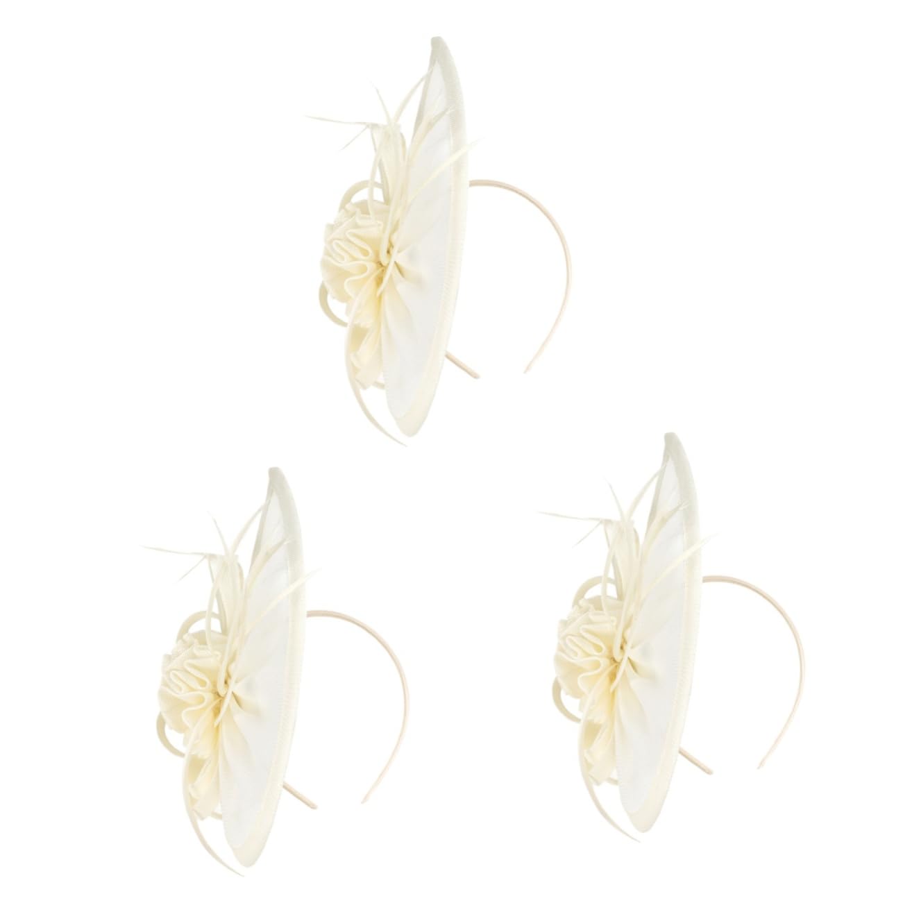 Holibanna Sombrero De Coctel Tocados Sombreros Para Mujer Gorras Para Mujer Diadema De La Década De 1920 Sombrero Diadema Diademas Con Estilo Para Las Mujeres Beige Malla