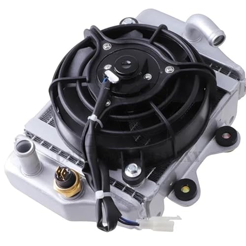 Radiador ATV 150cc 250cc con ventilador de refrigeración por agua para Quad y Buggy