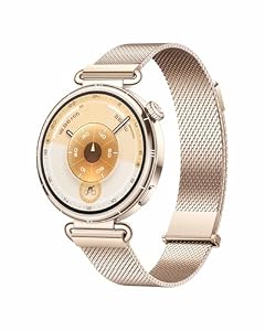 HUAWEI Watch GT 6 Smartwatch, GPS, AMOLED-Touchscreen, Bis zu 14 Tage Akku, 100+ Sportmodi, Kompatibel mit Android™ & iOS, Gesundheitsmonitoring, emotionales Wellbeing, Gold, 41mm