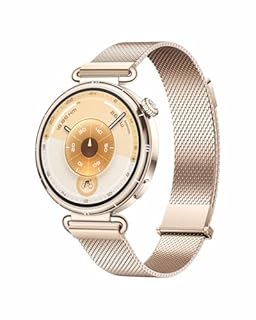 HUAWEI WATCH GT 6 GPS 41mm Smartwatch, Display AMOLED, Fino a 14 giorni, Ciclismo, Oltre 100 Modalità Sportive, iOS e Android, Funzione NFC, Monitoraggio della Salute a Lungo Termine, Oro