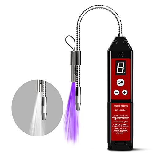 Refrigerant Leak Detector, Aprvtio Wjl-6000Pro Freon Leak Detector Freon Sniff Halogen Leak Detector, Higher Sensitivity(Up To 0.11Oz/Yr) R22 R410A R134A #TOP20