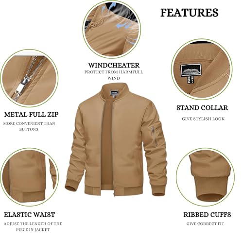 Image of MIA FASHION Men's UPF 50+ Full Sleeves Zipper Function Sun Protection Jacket for Biking & Sport