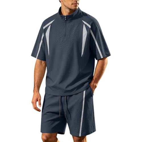 Survêtement de jogging surdimensionné homme ensemble deux pièces d'été