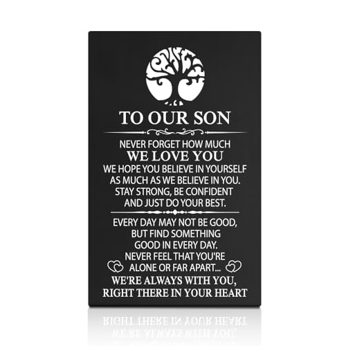 Engraved Wallet Card for Son