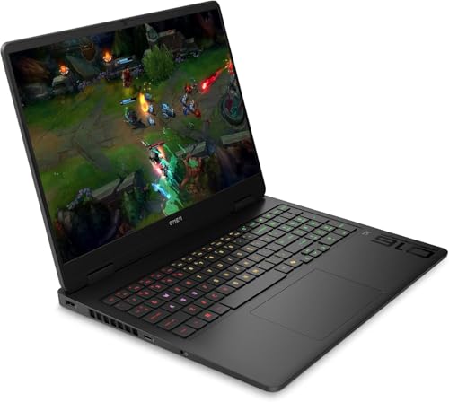 HP Omen Gaming Laptop, 16 2K WUXGA Display, 1920×1200, 144Hz, Intel Core Ultra 7 255H, NVIDIA GeForce RTX 5060, 24GB RAM, 1TB SSD, Win 11, 4-Zonen-RGB-QWERTZ, Shadow Black, inkl. 3 Monate GamePass