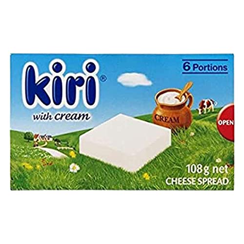 Kiri Fresh Cream & Milk 6 Cube Cheese, 2 x 108 g