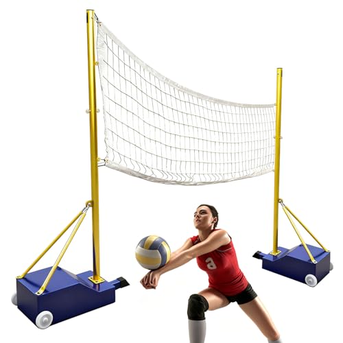 Red de voleibol portátil para divertirse en el patio trasero y la playa