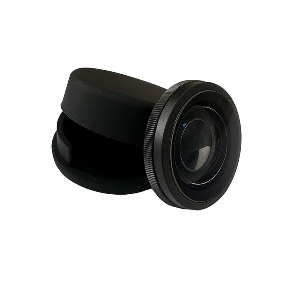 185° FOV Weitwinkelobjektiv für DJI Action 6, 8 mm, 0,8-fache Vergrößerung, Aluminiumlegierung und optisches Glas, Weitwinkelobjektiv für Reisen, Sport, Vlogging, Architektur, kreative Filmaufnahmen